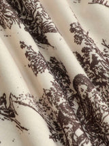 Printed Sleeveless Square Neck Top