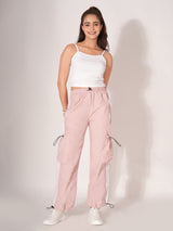 Striped Adjustable Track Pant