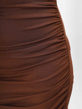 Solid Sleeveless Bodycon With Square Neck