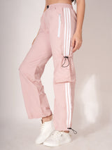Striped Adjustable Track Pant