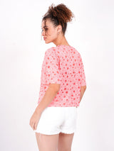 Pink Star Short  T-shirt