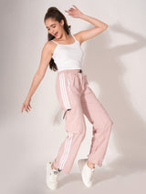 Striped Adjustable Track Pant