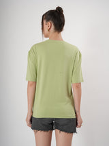 Beautiful Print T- Shirt With Round Neck and Half Sleeve