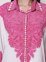 Clobug Women Printed Full Sleeve Crepe Shirt & Pant Co-ord Set