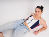 Multicolor Striped Crop Top