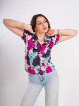 Multicolor Tie Dye Top