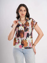 Multicolor Tie Dye Top