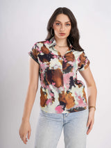 Multicolor Tie Dye Top