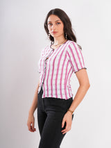 Striped Pink Top