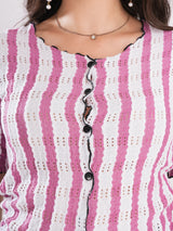 Striped Pink Top