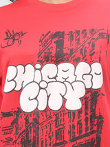 Red Printed T-shirt