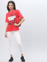 Red Printed T-shirt