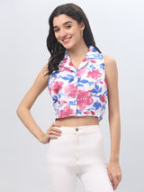 Floral Printed Vest