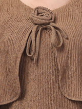 Half Sleeve Textured Top