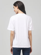 White Printed T-shirt