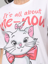 White Printed T-shirt