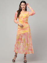Yellow Flowy Dress