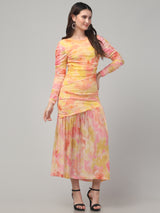 Yellow Flowy Dress