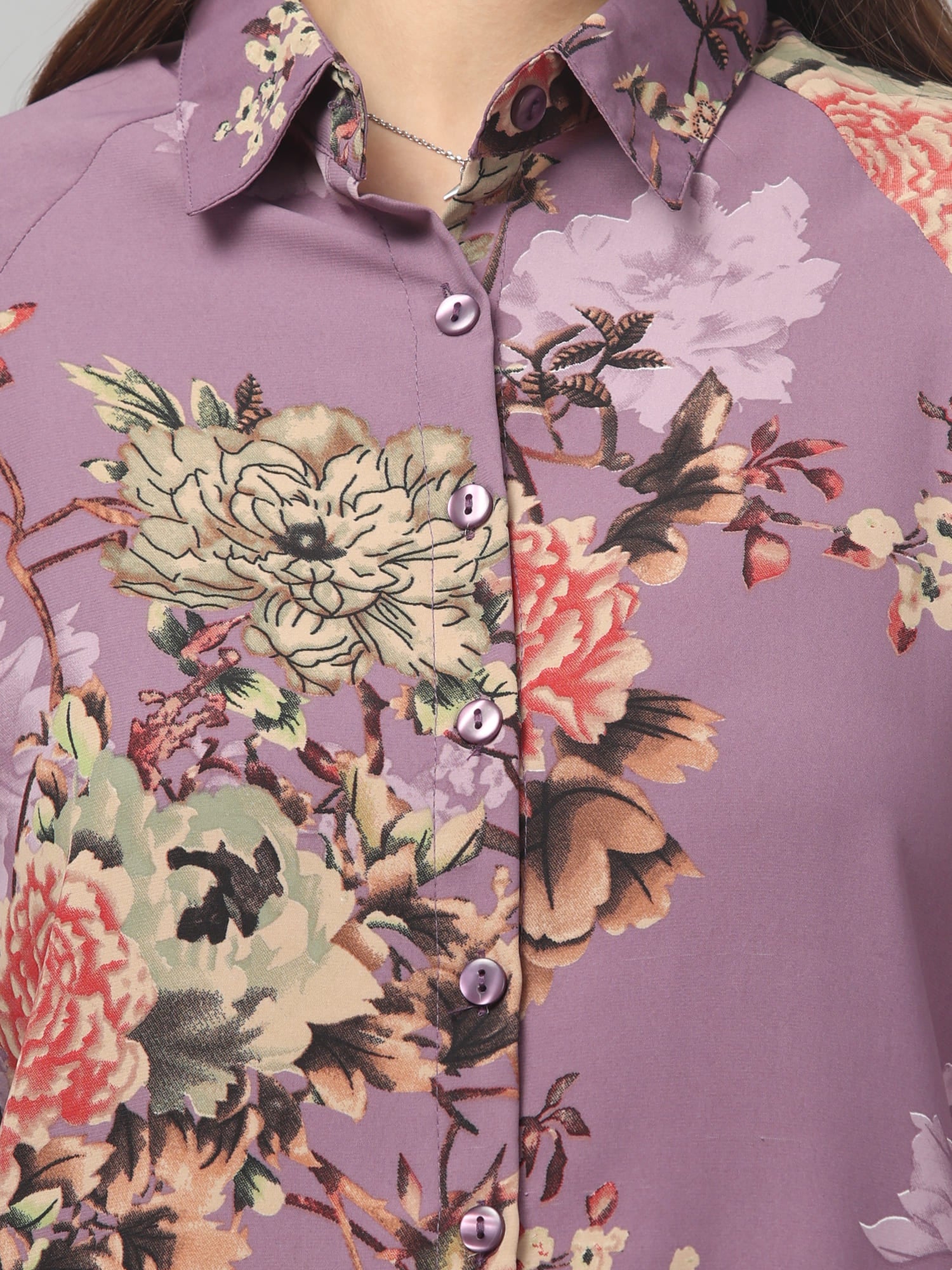 Floral Printed Butterfly Sleeve Top