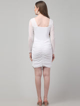 Neted Full Sleeve Mini Dress