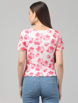 Pink Bow Top