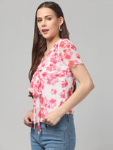 Pink Bow Top