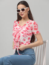 Pink Bow Top