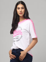 Typography white T-shirt