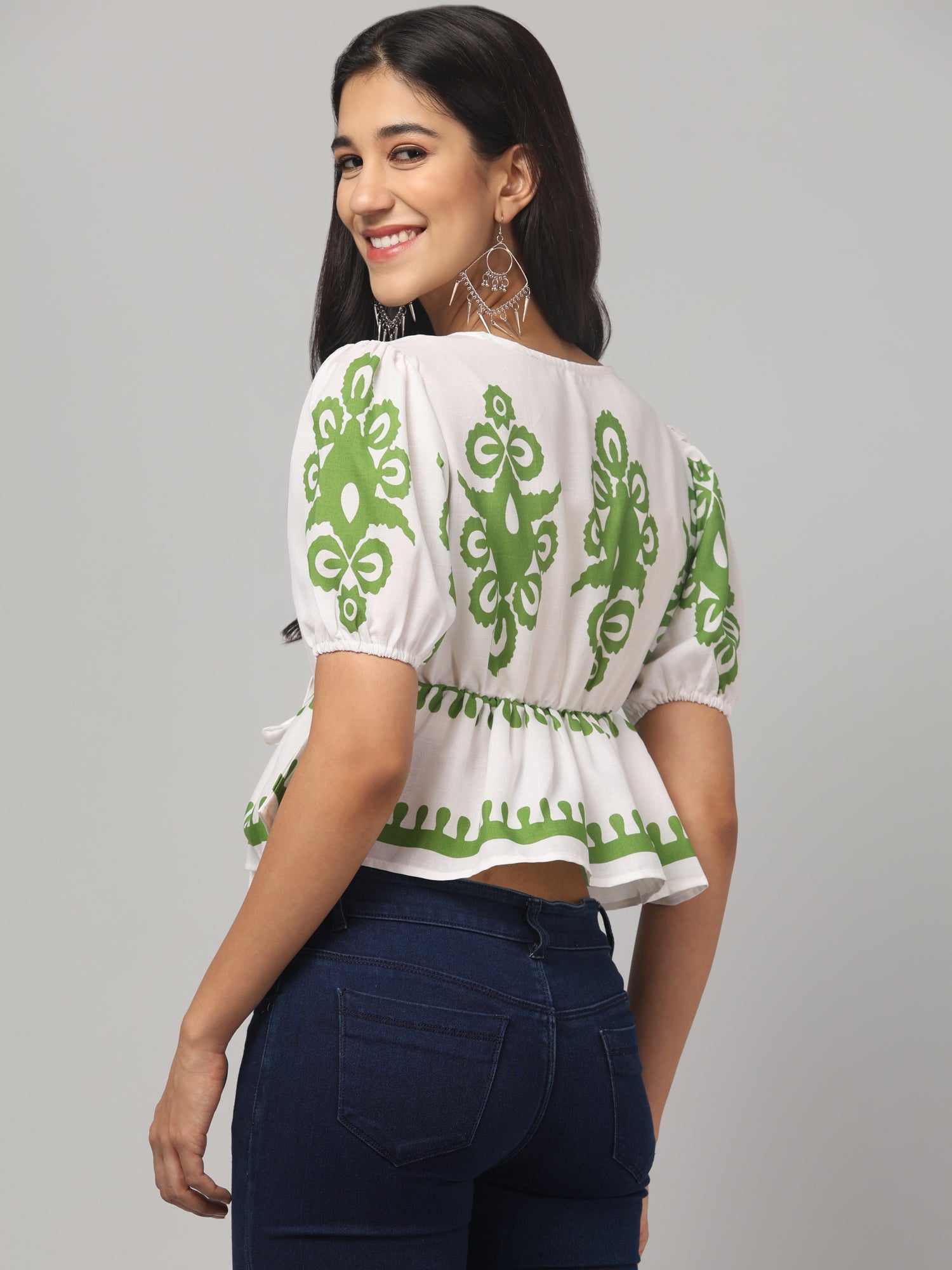 White Crop Top