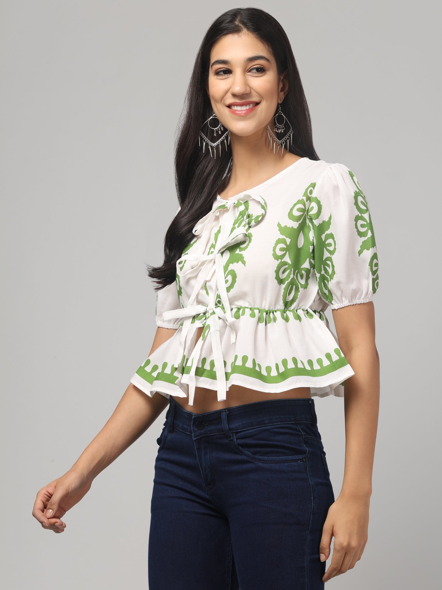 White Crop Top