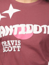 Mauve Round Neck Tshirt