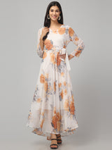 Multicolor Floral Maxi Dress