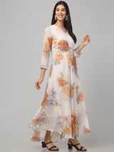 Multicolor Floral Maxi Dress