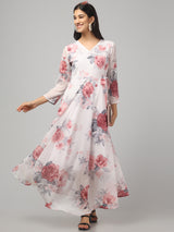 Multicolor Floral Maxi Dress