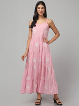 Floral Summer Flowy Maxi Dress
