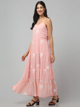 Floral Summer Flowy Maxi Dress