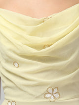 Cowl Neck Midi Dress
