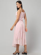 Cowl Neck Midi Dress