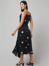 Cowl Neck Midi Dress