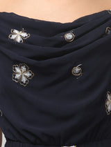 Cowl Neck Midi Dress
