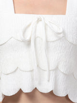 Cutwork White Top
