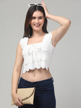 Cutwork White Top