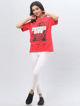 Red Printed T-shirt