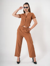 Rock the Look - Argan Brown Vest Style Cord Set