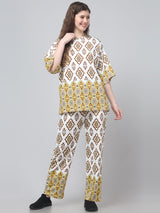 Traditional Print Co ord Set For Womens