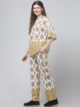 Traditional Print Co ord Set For Womens