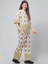Traditional Print Co ord Set For Womens