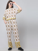 Traditional Print Co ord Set For Womens