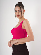 Clobug Women Cotton Blend Sleeveless Square Neck Tank Top