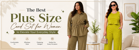 The Best Plus Size Cord Set for Women to Elevate Your Everyday Style